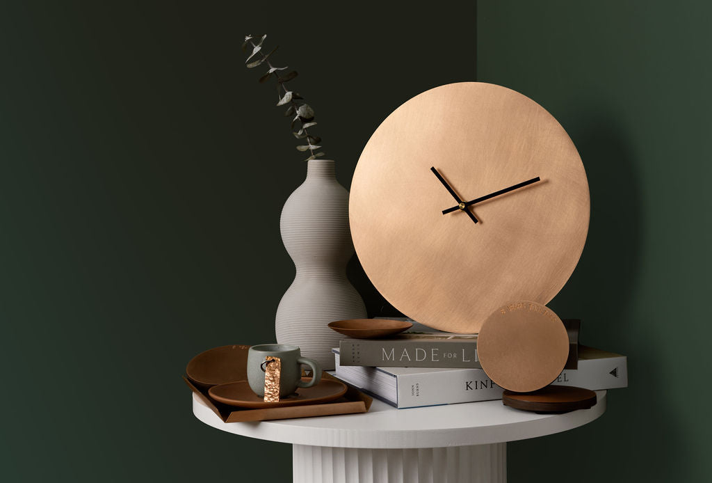 A collection of bronze homewares made by Empire Copper.