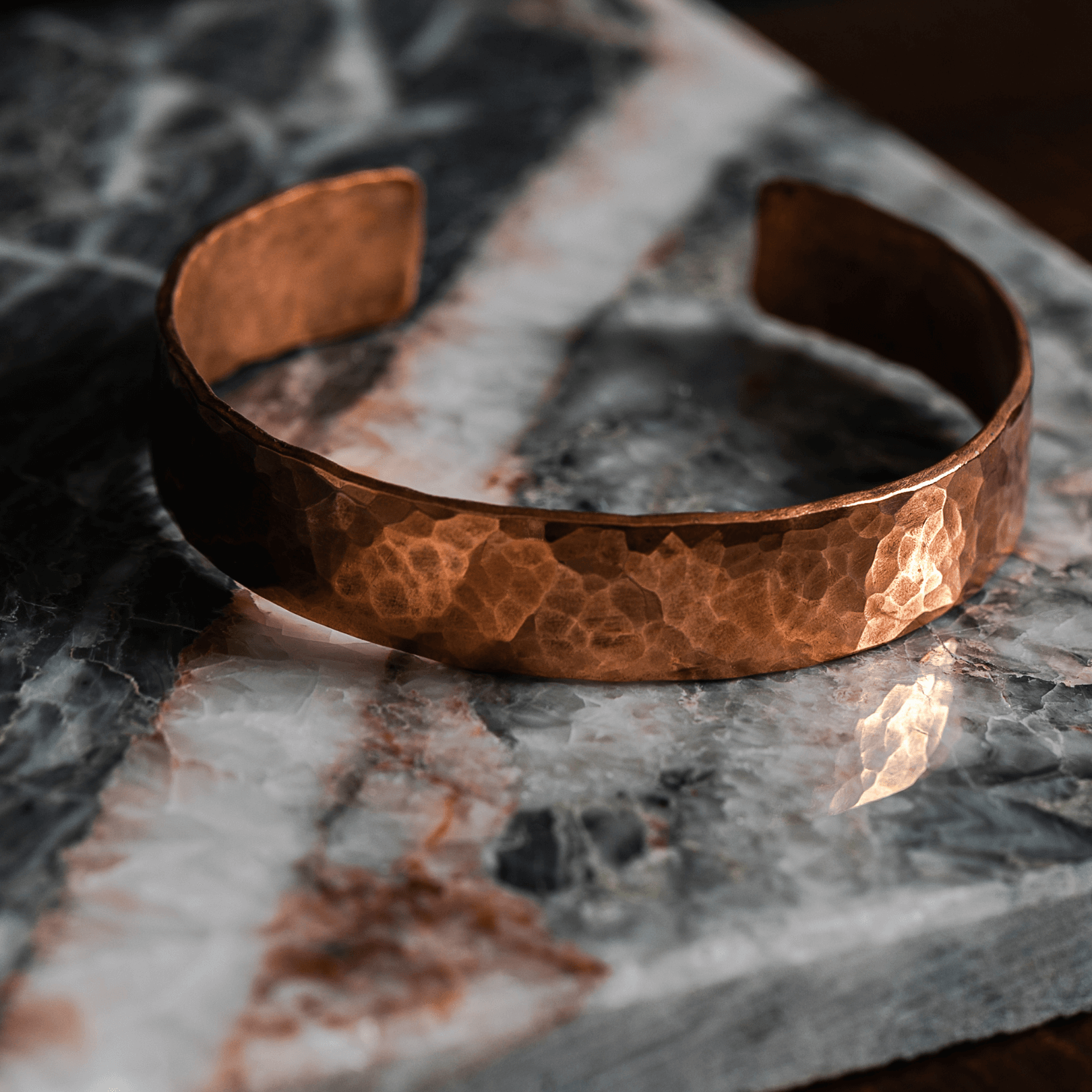 Hammered Copper Cuff Bracelet Copper Empire Copper